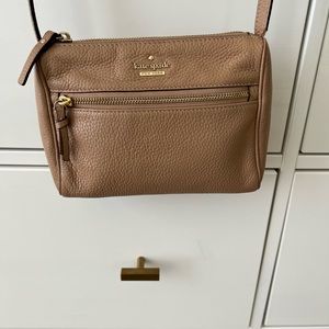 Kate Spade tan leather crossbody